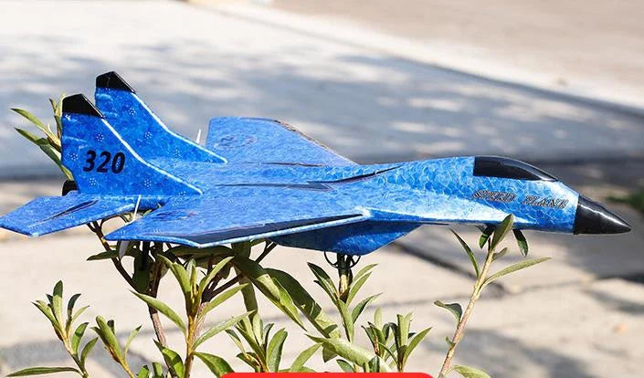 2.4G Outdoor RC Plane Toy with smart balance system, high-power battery, and durable EPP construction for outdoor adventures