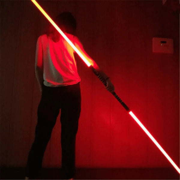 Darth Maul Double Bladed Lightsaber - an interactive Star Wars toy with realistic lighting, sound effects, and durable design for thrilling duels