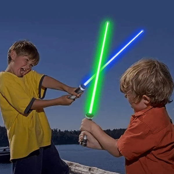 Darth Maul Double Bladed Lightsaber - an interactive Star Wars toy with realistic lighting, sound effects, and durable design for thrilling duels