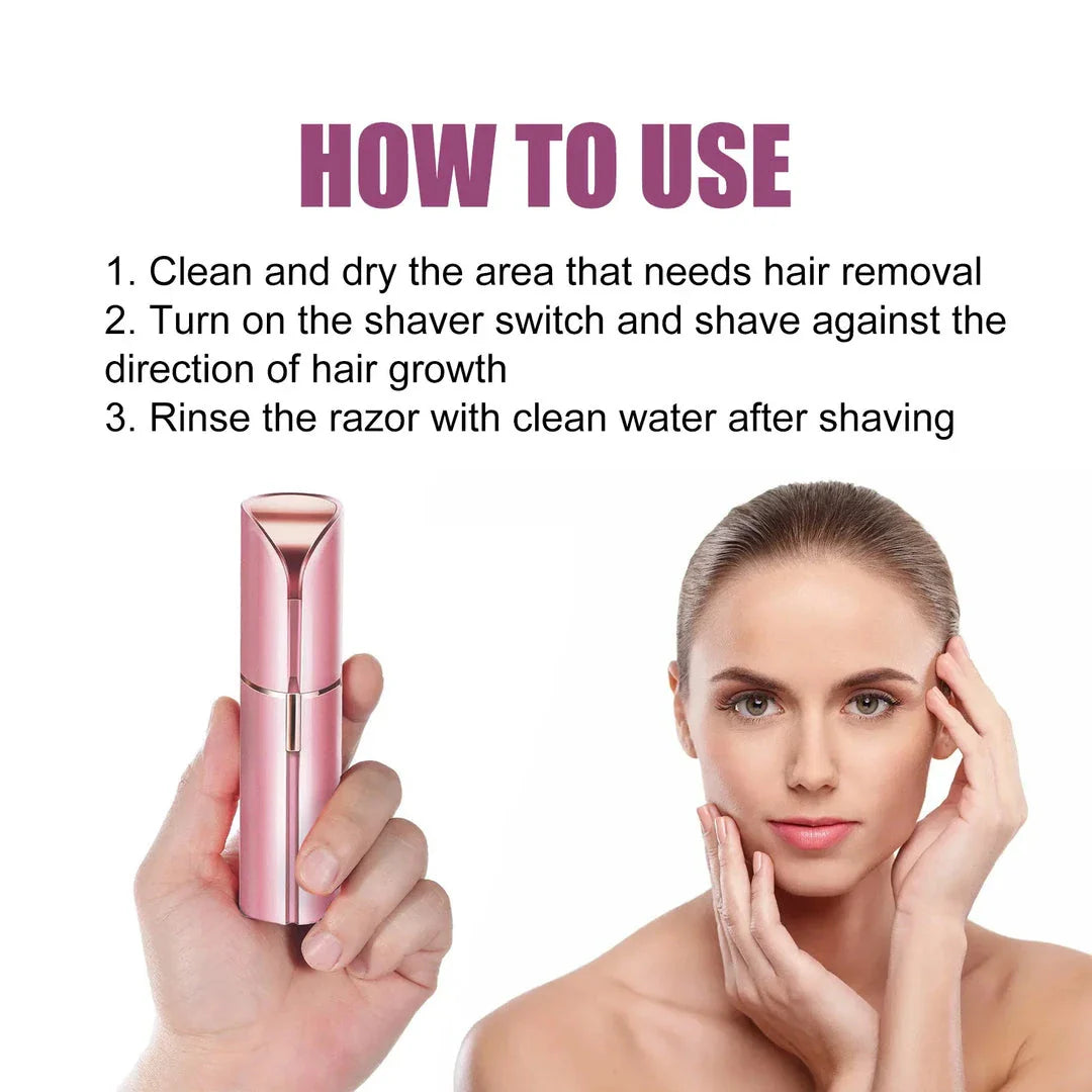 Portable Electric Hair Remover for Women - Deliver Painless, Efficient Facial Hair Removal on the Go