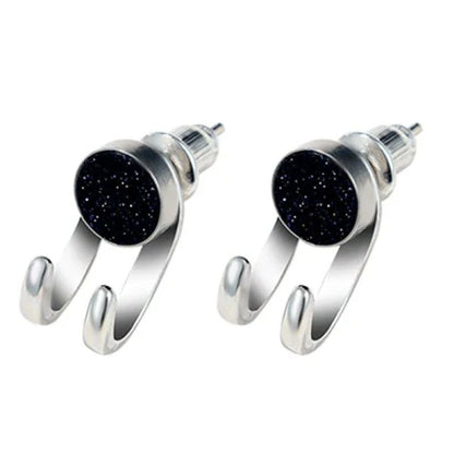 925 Sterling Silver Men's Trend Earrings in Assorted Colors and Designs
