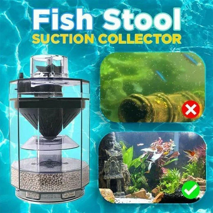 High-quality acrylic Fish Stool Suction Collector for effortless aquarium maintenance and a thriving aquatic ecosystem