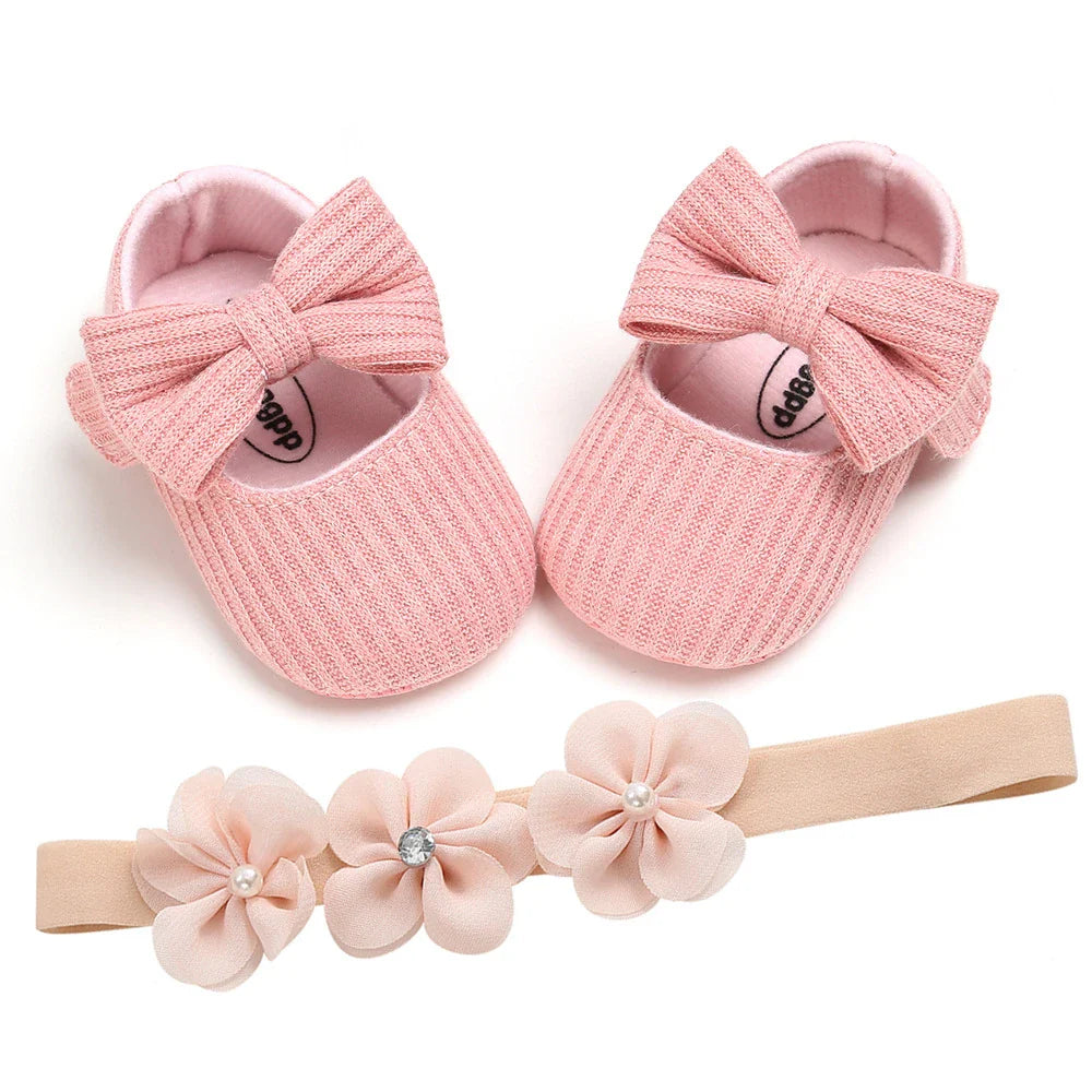 Adorable Baby Butterfly Toddler Shoes made with soft cotton and Velcro closure for easy wear