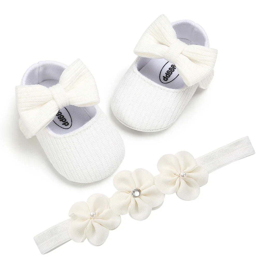 Adorable Baby Butterfly Toddler Shoes made with soft cotton and Velcro closure for easy wear