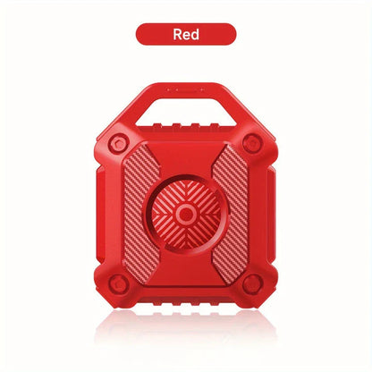 Purple waterproof Airtag case with keychain attachment and scratch-resistant cover