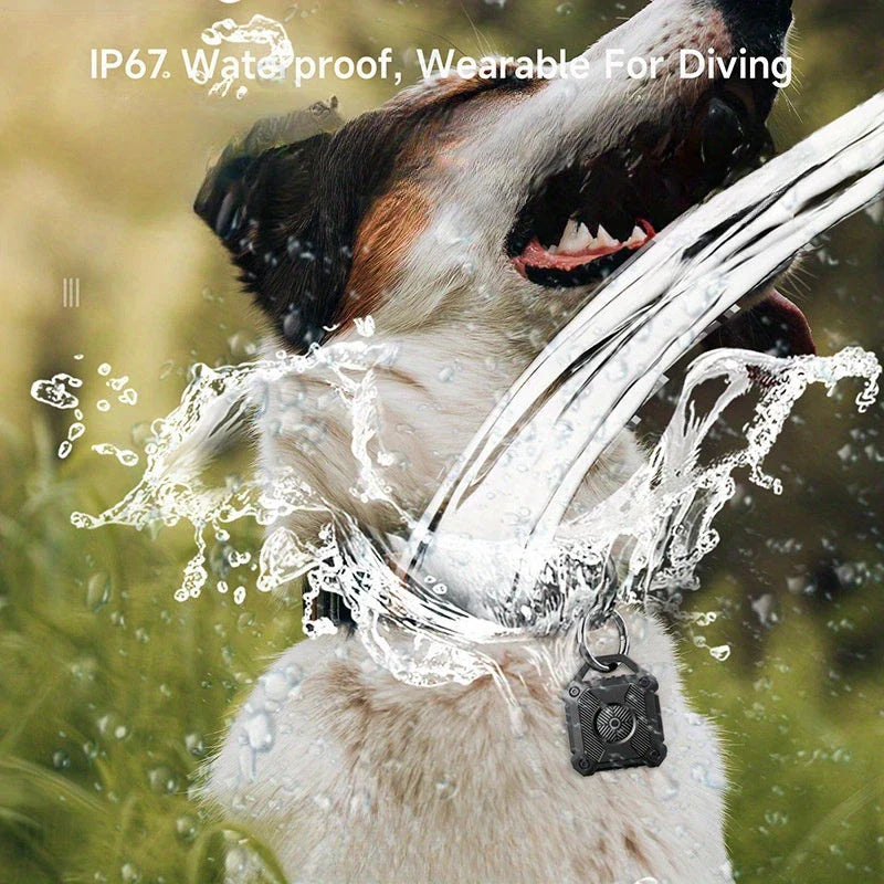 Hhomeenjoy Keychain-Compatible Waterproof Airtag Case with Scratch-Resistant Cover