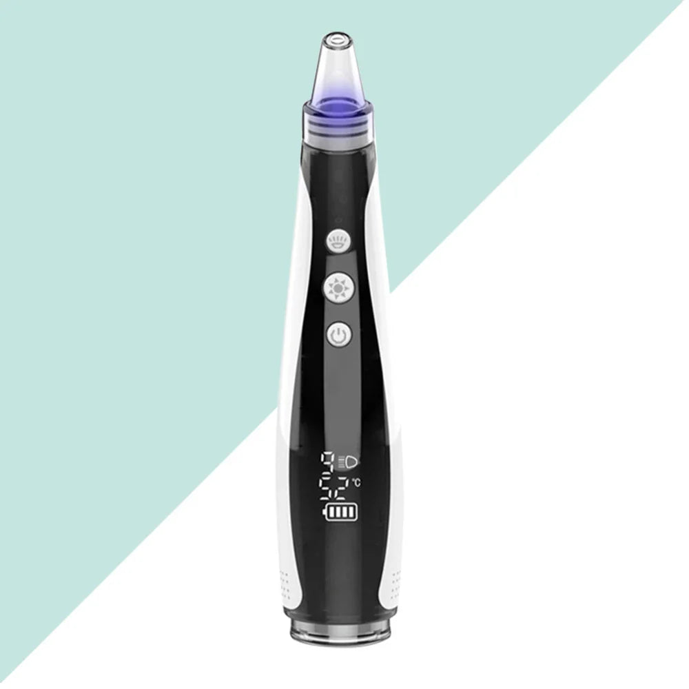Constant Temperature Blackhead Cleaning Pore Beauty Instrument with three-speed heating and light therapy for deep pore cleansing and skin rejuvenation