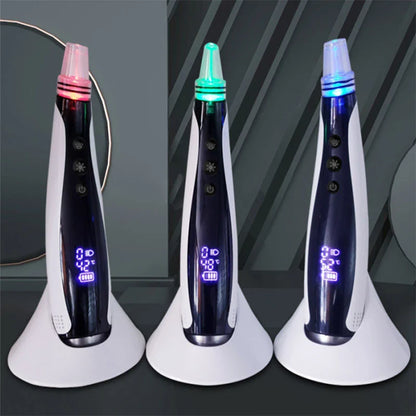 Constant Temperature Blackhead Cleaning Pore Beauty Instrument with three-speed heating and light therapy for deep pore cleansing and skin rejuvenation