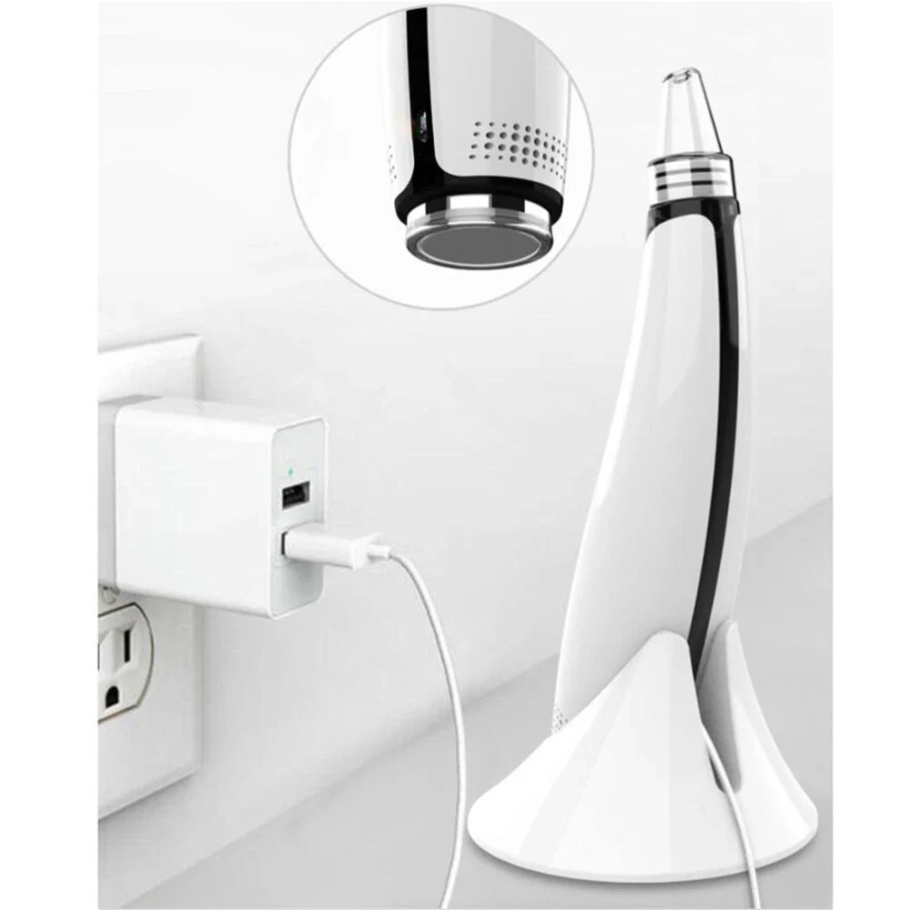 Constant Temperature Blackhead Cleaning Pore Beauty Instrument with three-speed heating and light therapy for deep pore cleansing and skin rejuvenation