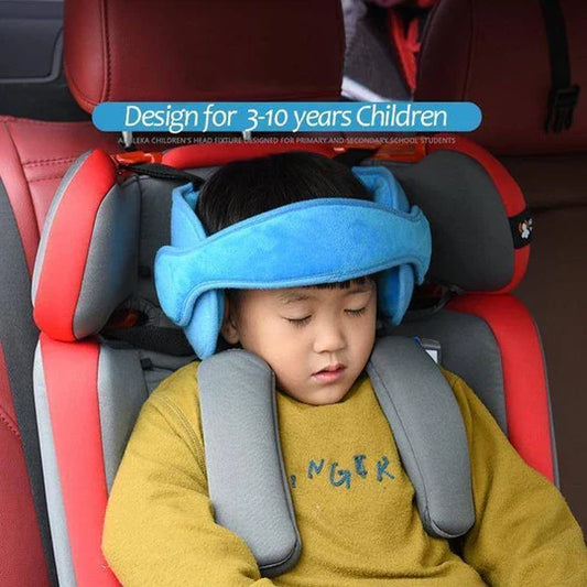 Joopzy Child Car Seat Head Support in gray, blue, and pink colors to keep your child's head safe and secure during car rides