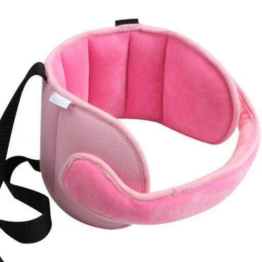 Joopzy Child Car Seat Head Support in gray, blue, and pink colors to keep your child's head safe and secure during car rides