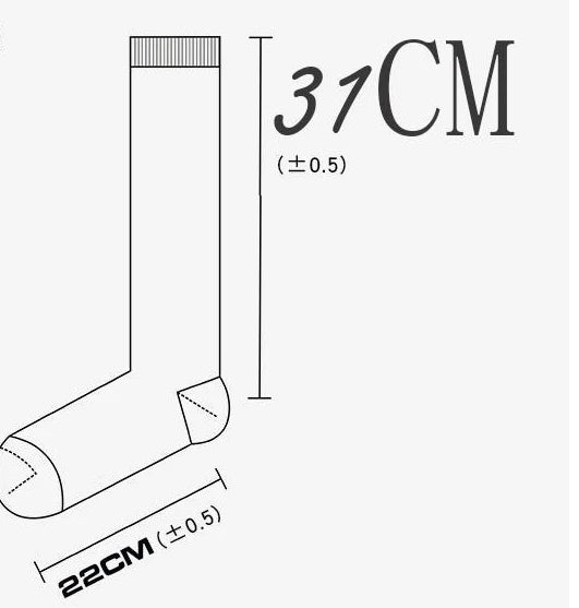 Men's high solid color breathable sweat-absorbing terry long socks in various colors