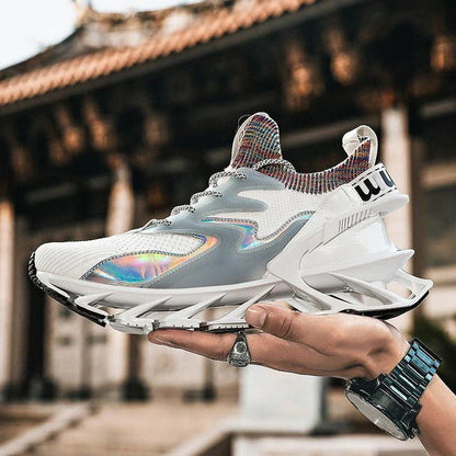 Lightweight and breathable men's casual sports shoes with a sleek, modern design