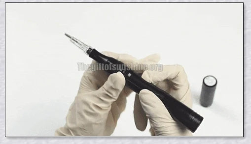 Professional wireless permanent makeup machine pen in various colors, including rose gold, black, blue, yellow, red, silver, and brown