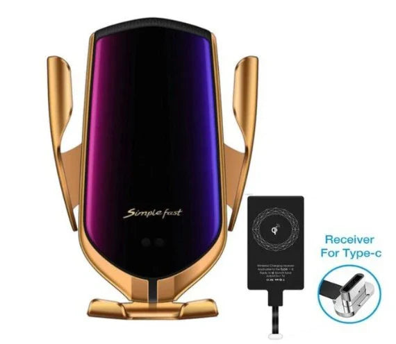 Hhomeenjoy US Car Wireless Charger Phone Holder