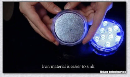 Submersible pool lights with color changing magnetic LED technology for backyard pool parties and relaxation