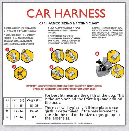 Premium Travel Dog Car Harness - Secure and Comfortable Ride for Your Pup