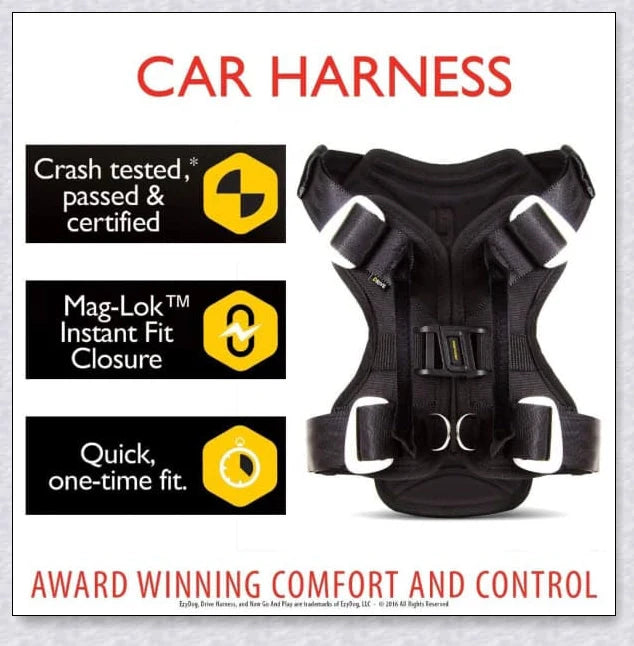 Premium Travel Dog Car Harness - Secure and Comfortable Ride for Your Pup