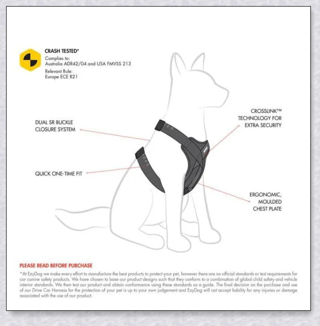 Premium Travel Dog Car Harness - Secure and Comfortable Ride for Your Pup