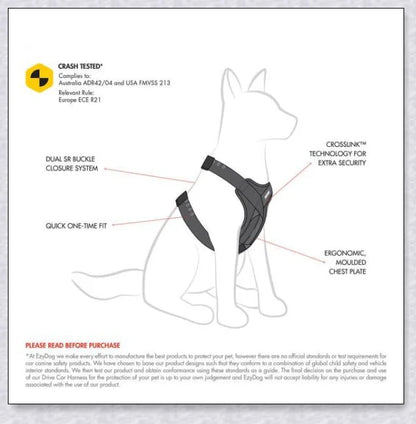 Premium Travel Dog Car Harness - Secure and Comfortable Ride for Your Pup