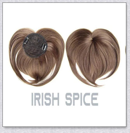 A woman with the Magic Hair Topper Clip, featuring fuller, thicker hair that blends seamlessly with her natural tresses.