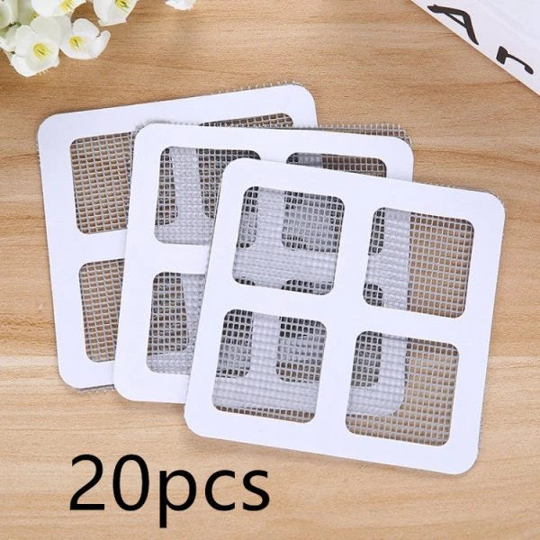 Anti-Mosquito Net Repair Sticker - Plastic patch to quickly fix holes and tears in mosquito nets for outdoor protection