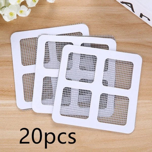 Anti-Mosquito Net Repair Sticker - Plastic patch to quickly fix holes and tears in mosquito nets for outdoor protection