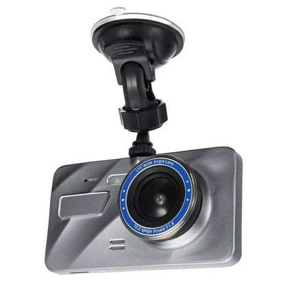 Front and Rear Dual Dash Cam Surveillance with 1080P HD video, 170-degree wide-angle lens, and built-in G-sensor for advanced safety and security.