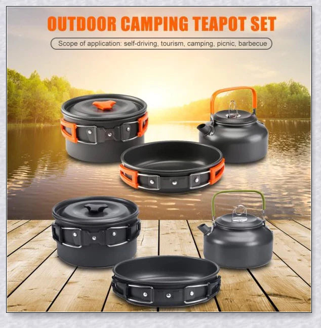 Hhomeenjoy Complete Camping Cookware Set