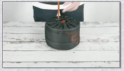 A complete camping cookware set including a teapot, cooking pot, and frying pan for convenient outdoor cooking and meal preparation