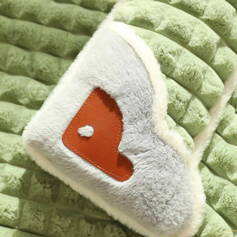 Hhomeenjoy Fluffy Warm Mat, Removable & Washable