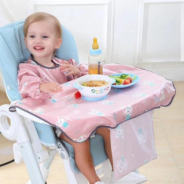 Hhomeenjoy Baby Anti-Dirty Feeding Dining Chair Bib Cover