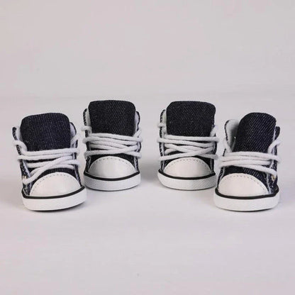 Colorful pet shoes in various sizes and vibrant candy-inspired colors, designed to provide comfort and style for your furry companion.