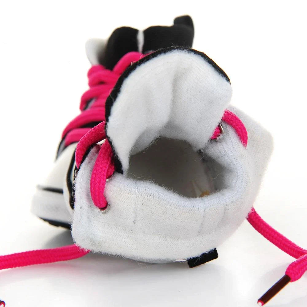 Colorful pet shoes in various sizes and vibrant candy-inspired colors, designed to provide comfort and style for your furry companion.