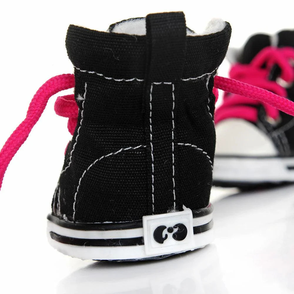 Colorful pet shoes in various sizes and vibrant candy-inspired colors, designed to provide comfort and style for your furry companion.