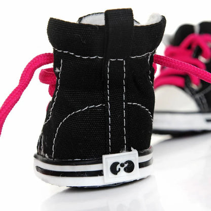 Colorful pet shoes in various sizes and vibrant candy-inspired colors, designed to provide comfort and style for your furry companion.