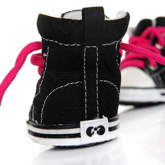 Colorful pet shoes in various sizes and vibrant candy-inspired colors, designed to provide comfort and style for your furry companion.