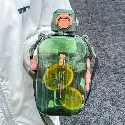 750ml Eco-Friendly Water Bottle in Light Green Color, Featuring a Durable, Leak-Proof, and Temperature-Resistant Design