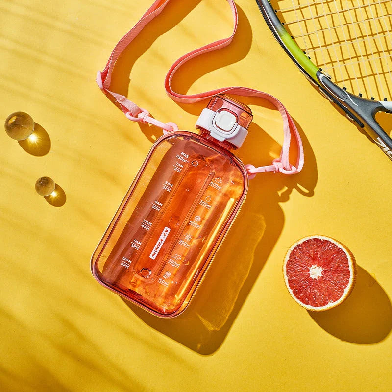 750ml Eco-Friendly Water Bottle in Light Green Color, Featuring a Durable, Leak-Proof, and Temperature-Resistant Design