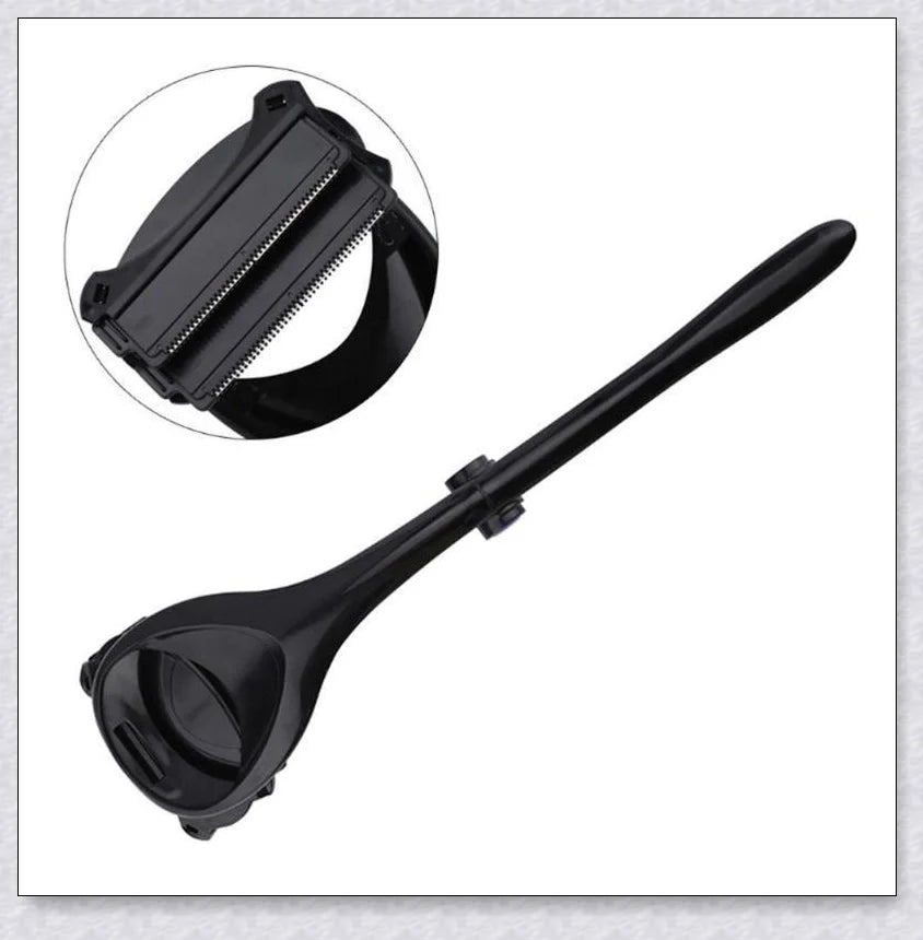Two-Headed Blade Back Hair Shaver - Premium Grooming Tool for Effortless Back Hair Removal