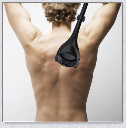 Two-Headed Blade Back Hair Shaver - Premium Grooming Tool for Effortless Back Hair Removal
