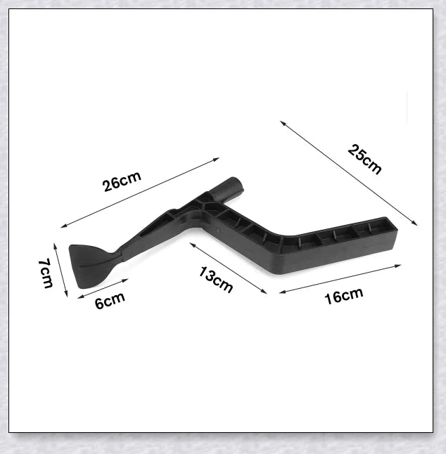 Ingenious Gutter Cleaning Tool with extendable pole for easy and efficient gutter cleaning