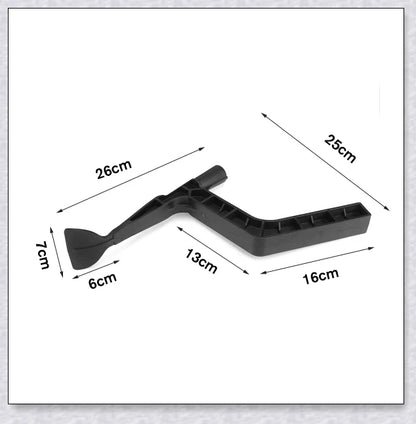 Ingenious Gutter Cleaning Tool with extendable pole for easy and efficient gutter cleaning