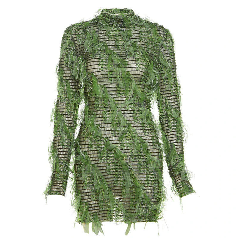 A high-waist slimming dress in various colors with stitching details, designed to flatter the figure and add personality to your style.