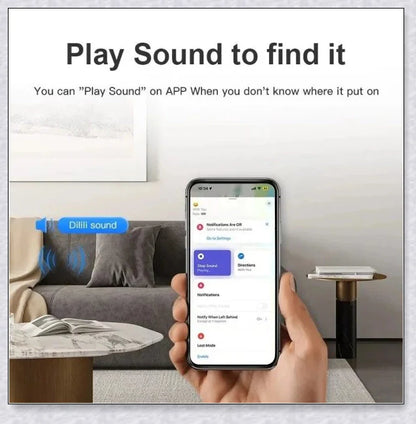 Smart Bluetooth GPS Tracker & Air Tag - Compact, Durable Device for Locating Misplaced Items