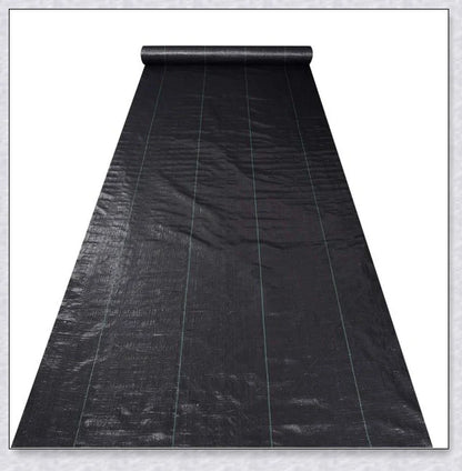 Weed Block 4Ft X 250Ft Landscape Fabric Ground Cover made of durable, UV-resistant polypropylene material to effectively block sunlight and suppress weed growth