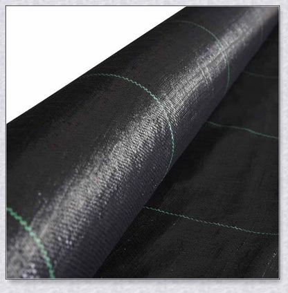 Weed Block 4Ft X 250Ft Landscape Fabric Ground Cover made of durable, UV-resistant polypropylene material to effectively block sunlight and suppress weed growth