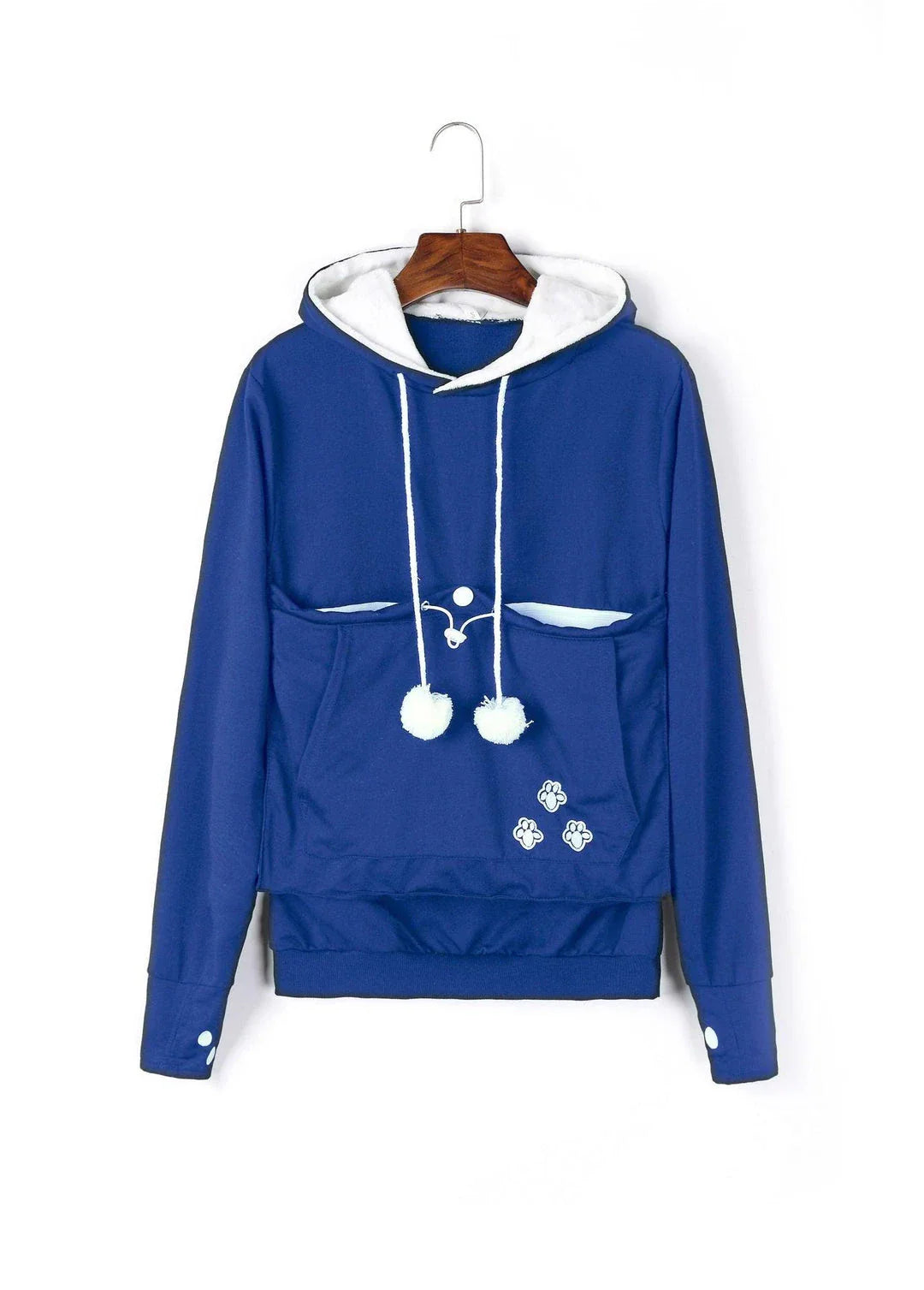 Cozy and stylish women's hoodies with a pet pocket for carrying your cat or keeping your hands warm during the winter.