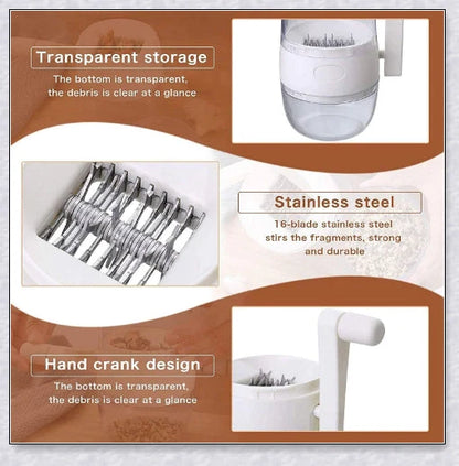 Manual Hand Nut Chopper - Peanut Grinder for Kitchen, a compact and efficient tool for quickly chopping various nuts