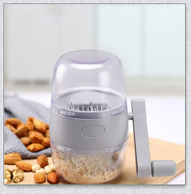 Manual Hand Nut Chopper - Peanut Grinder for Kitchen, a compact and efficient tool for quickly chopping various nuts